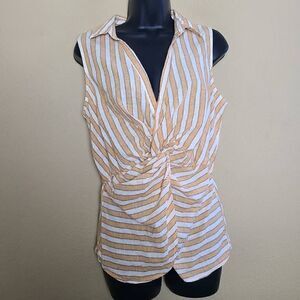 NWOT Harve Benard Linen Top